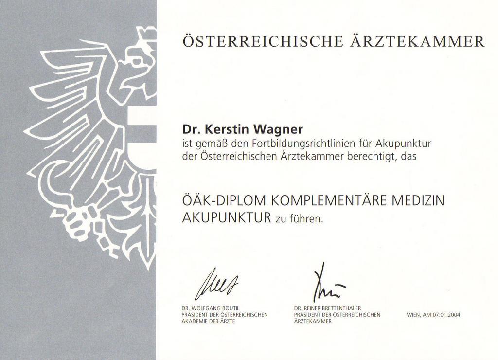 diplome der osterreichischen arztekammer